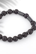 Arven’s World by Aylin Işıklı-Lav Taşı/ Disk Hematit Bileklik-Bileklik-2-Milagron.com