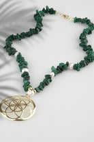 Arven’s World by Aylin Işıklı-Malahit - İnci - Yaşam Tohumu Kolye-Kolye-2-Milagron.com