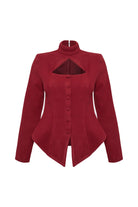 Ash. More Than Wear-Bordeaux Chic Blouse-Bluz-1-Milagron.com