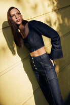 Ash. More Than Wear-Lyla Denim Bustier-Top-1-Milagron.com