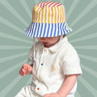 Asu Baby&Kids-Asu Baby&Kids Color Stripe Bucket Şapka-Bucket Hat-1-Milagron.com