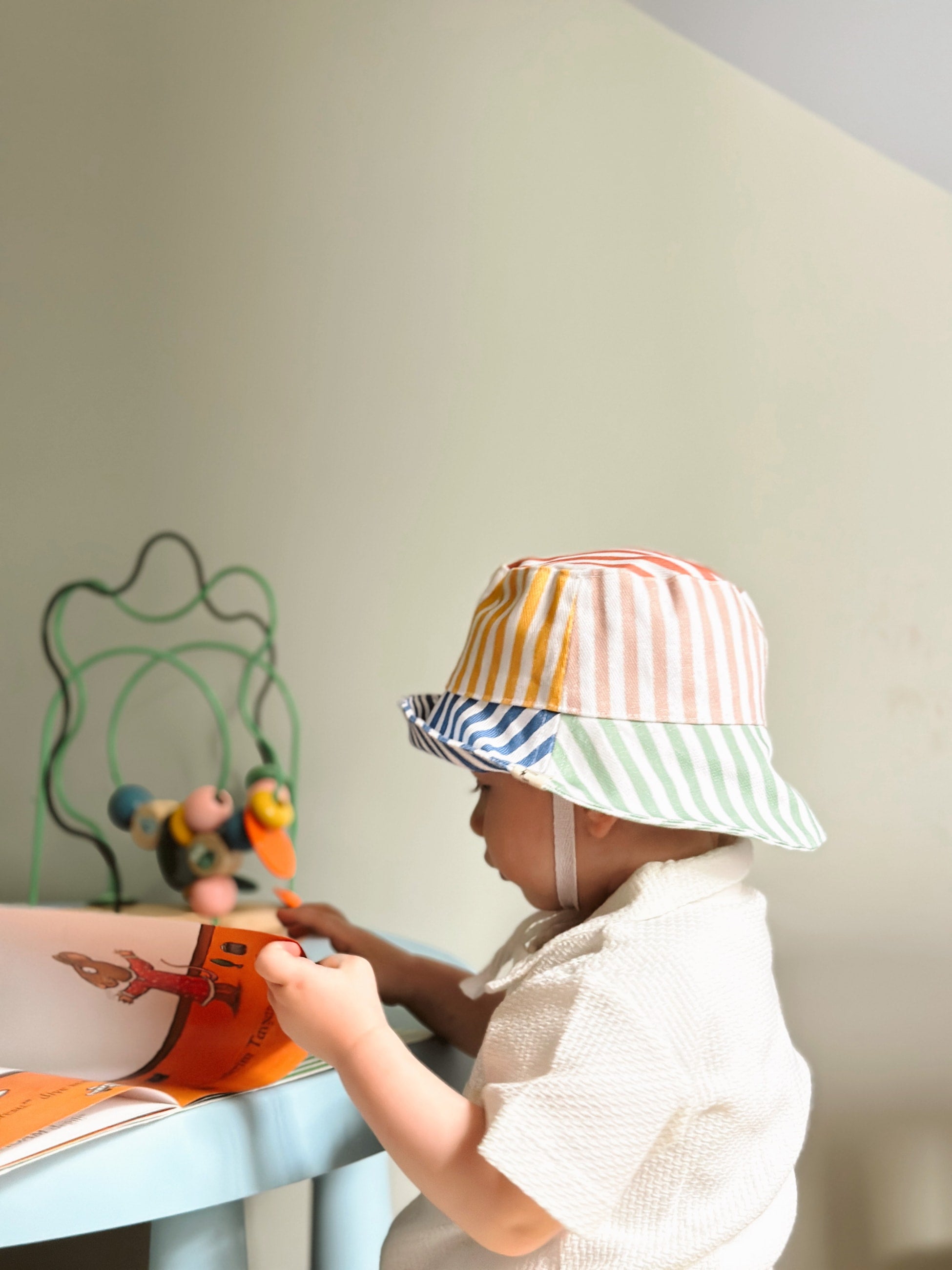 Asu Baby&Kids-Asu Baby&Kids Color Stripe Bucket Şapka-Bucket Hat-3-Milagron.com