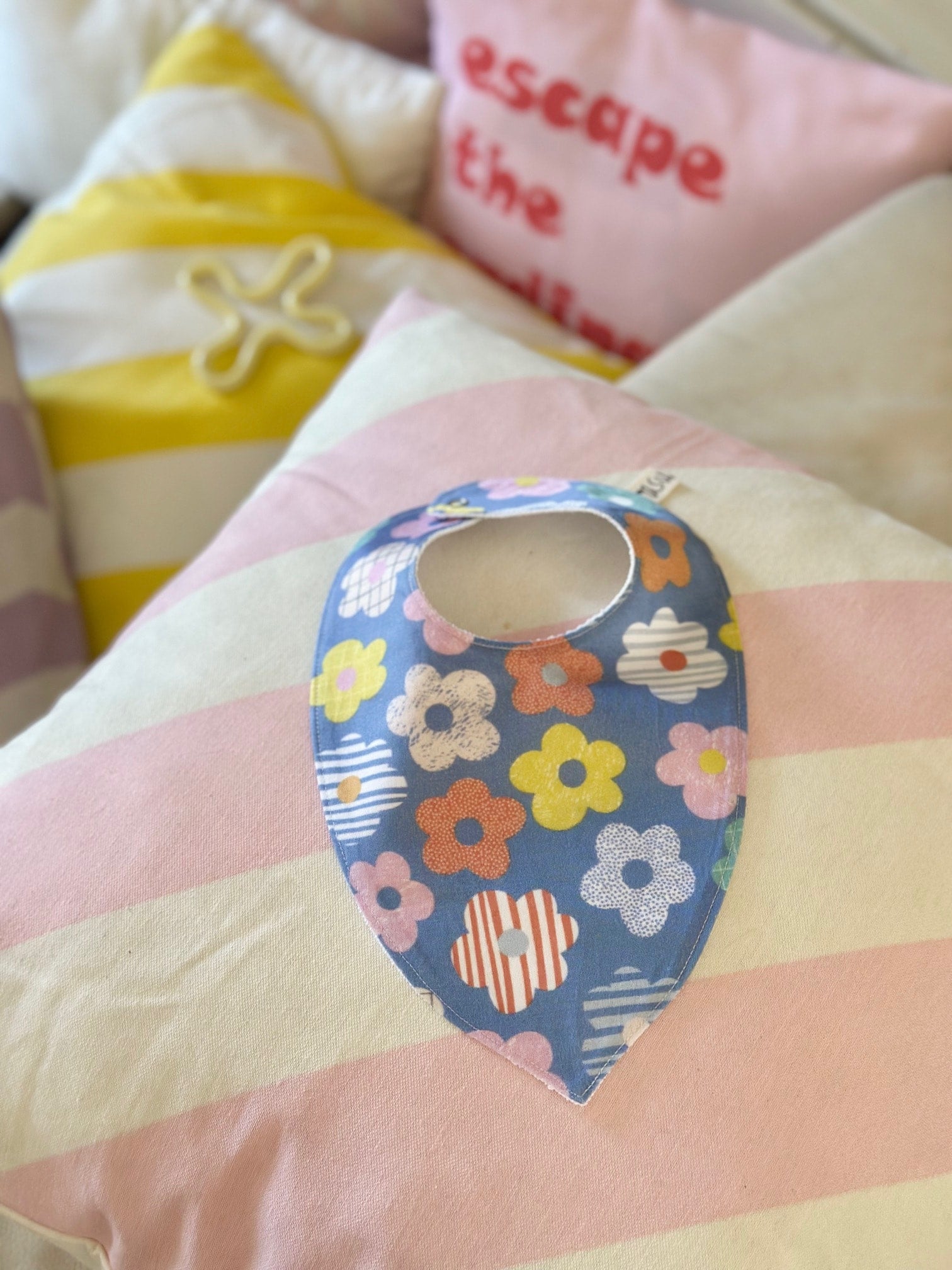 Asu Baby&Kids Daisy Stripe Organik Pamuk Önlük