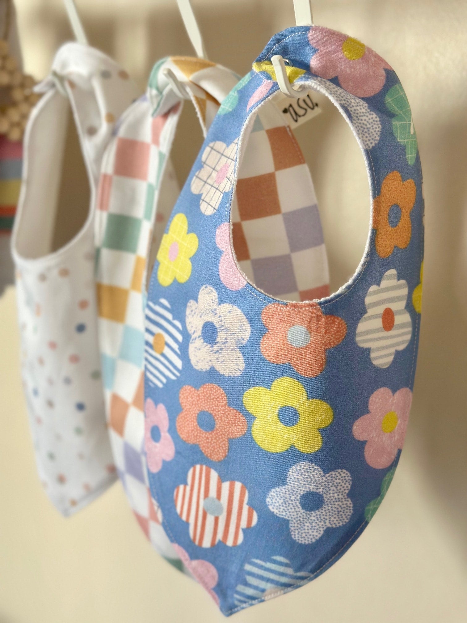 Asu Baby&Kids Daisy Stripe Organik Pamuk Önlük