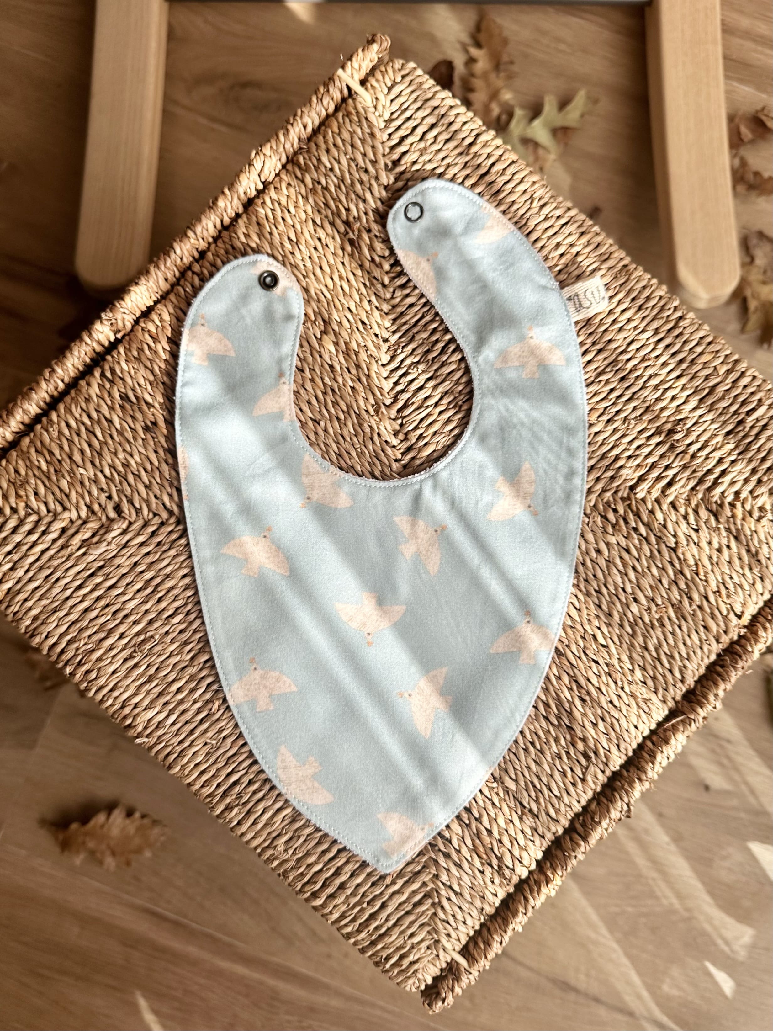 Asu Baby&Kids Freebird Blue Organik Pamuk Önlük