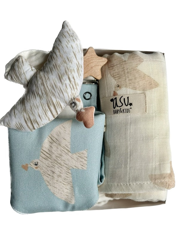 Asu Baby&Kids Freebird Organik Pamuk Hediye Bebek Kiti