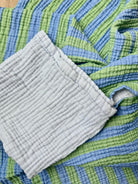 Asu Baby&Kids Green Blue Retro Kurulama Örtüsü