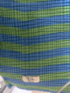 Outlet  Green Blue Retro Kurulama Örtüsü