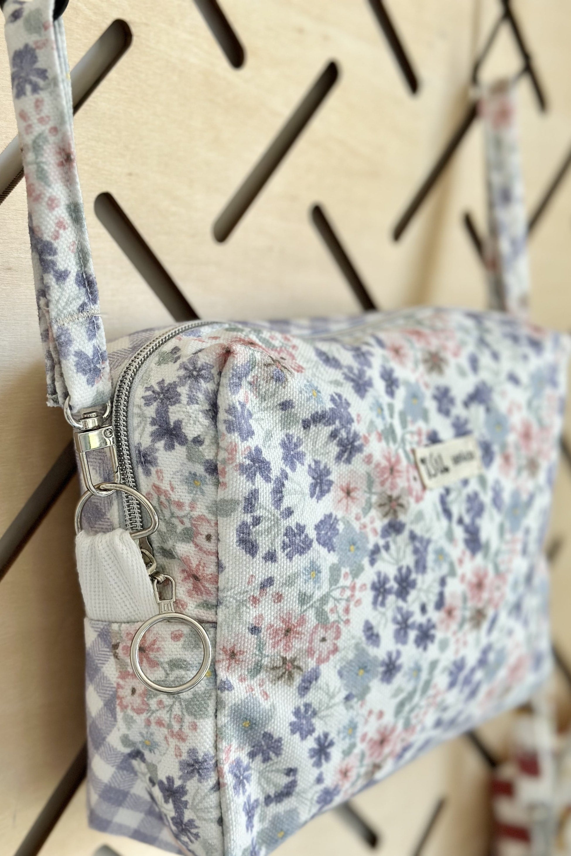 Asu Baby&Kids Lilac Organik Pamuk Sıvı Geçirmez Çift Askılı Çanta