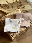 Asu Baby&Kids Mix&Match 2'Li Organik Pamuk Müslin Vintage Ayı&Umber Brown