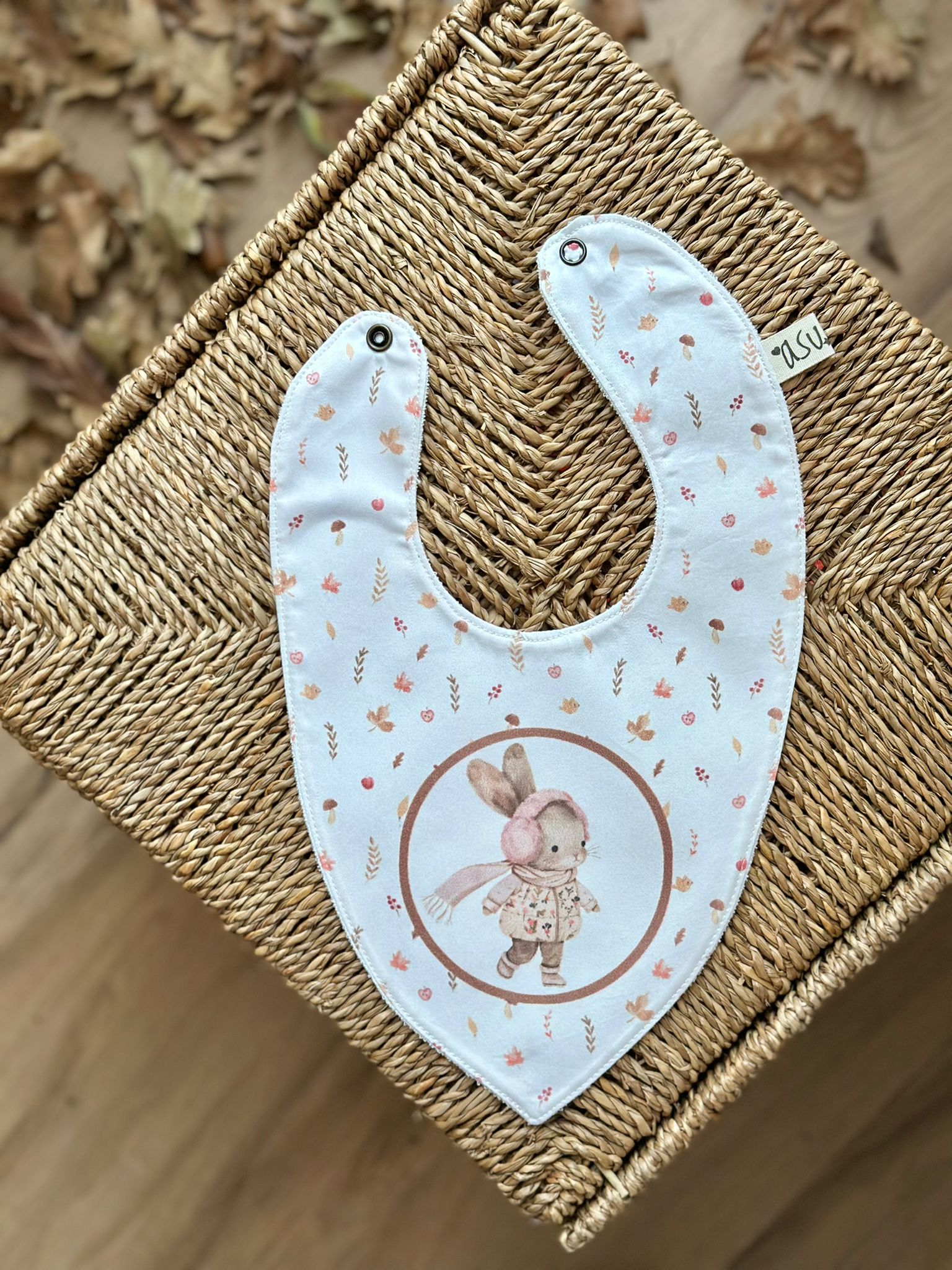 Asu Baby&Kids Mix&Match 3'Lü Organik Pamuk Önlük Ponpony