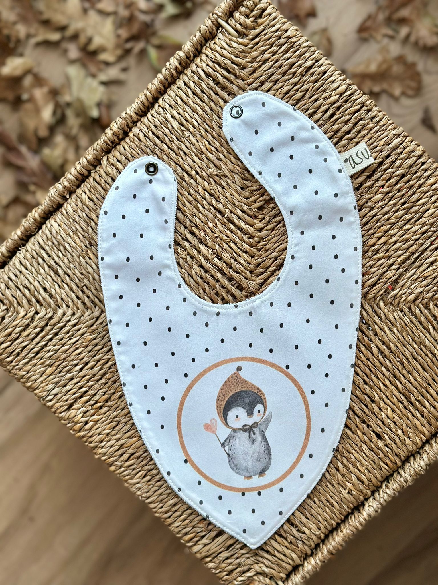 Asu Baby&Kids-Mix&Match 3'Lü Organik Pamuk Önlük Pengy-Önlük-4-Milagron.com