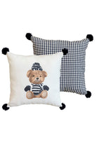 Asu Baby&Kids-Asu Baby&Kids Vintage Ayı Organik Pamuk Kırlent- Dolgulu 2'Li-Kırlent-1-Milagron.com
