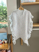 Asu Baby&Kids-Cherry Blossom Fırfırlı Müslin Panço-Panço-1-Milagron.com