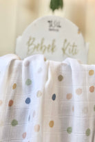 Asu Baby&Kids-Color Dot Organik Bambu Pamuk Müslin 80X120Cm-Müslin Bebek Örtüsü-3-Milagron.com