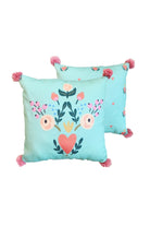 Asu Baby&Kids-Floral Organik Pamuk Kırlent- Dolgulu 2'Li-Kırlent-1-Milagron.com