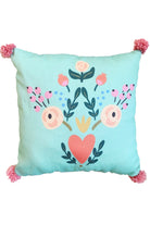 Asu Baby&Kids-Floral Organik Pamuk Kırlent- Dolgulu 2'Li-Kırlent-3-Milagron.com