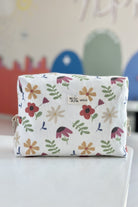 Asu Baby&Kids-Flower Garden Sıvı Geçirmez Çanta-Bebek Bakım Çantası-3-Milagron.com