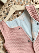 Asu Baby&Kids-Freebird Müslin Çift Taraflı Yelek-Yelek-5-Milagron.com