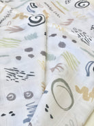 Asu Baby&Kids-Memphis Organik Bambu Pamuk Müslin 80X120Cm-Müslin Bebek Örtüsü-3-Milagron.com