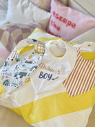 Asu Baby&Kids-Mix&Match 3'Lü Organik Pamuk Traffic Mommy-Önlük-1-Milagron.com