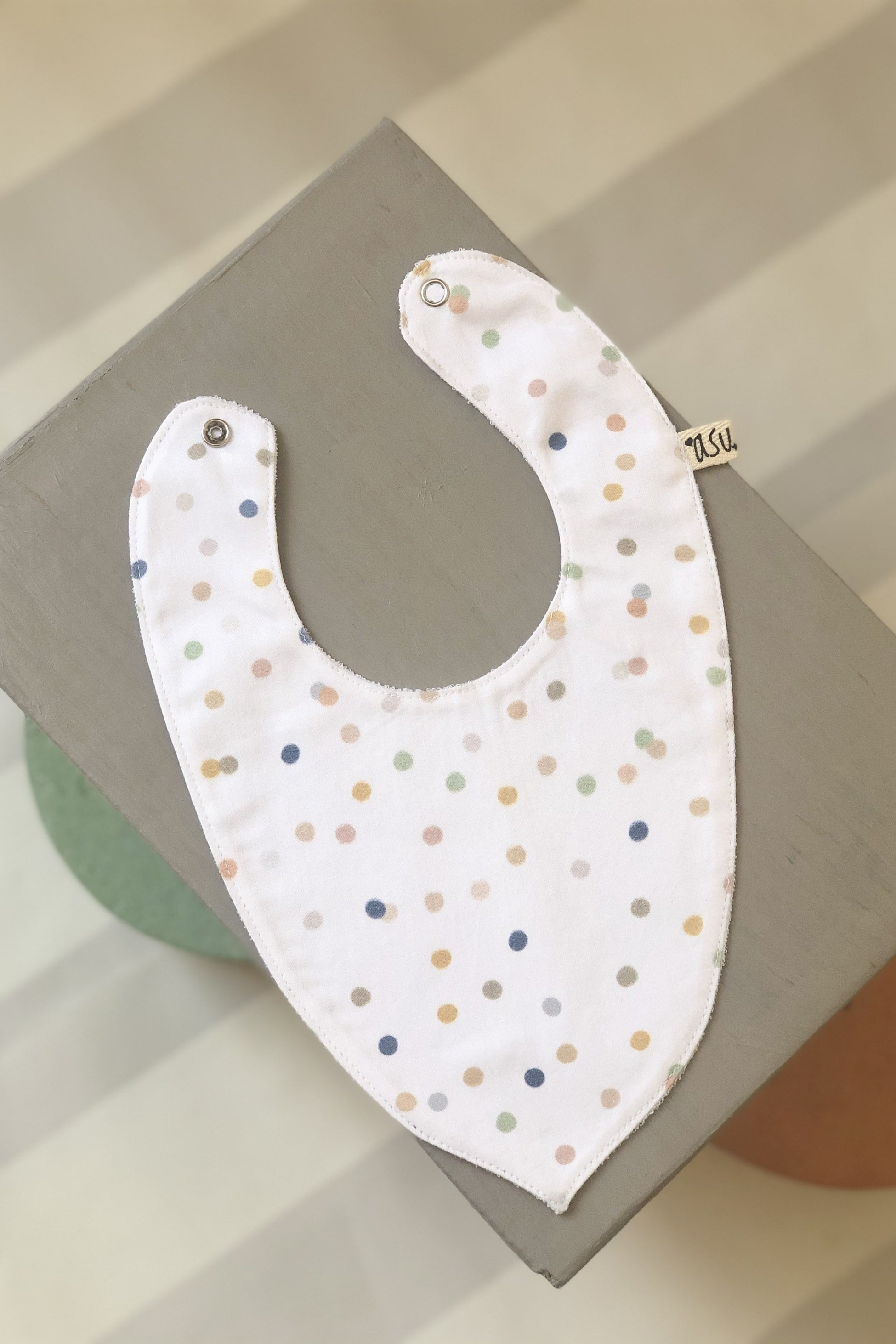 Asu Baby&Kids Pastel Mix&Match 2'Li Organik Pamuk Önlük Sleepy-Dot