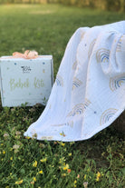Asu Baby&Kids-Pastel Rainbow Organik 4 Kat Müslin Battaniye-Müslin Bebek Örtüsü-1-Milagron.com