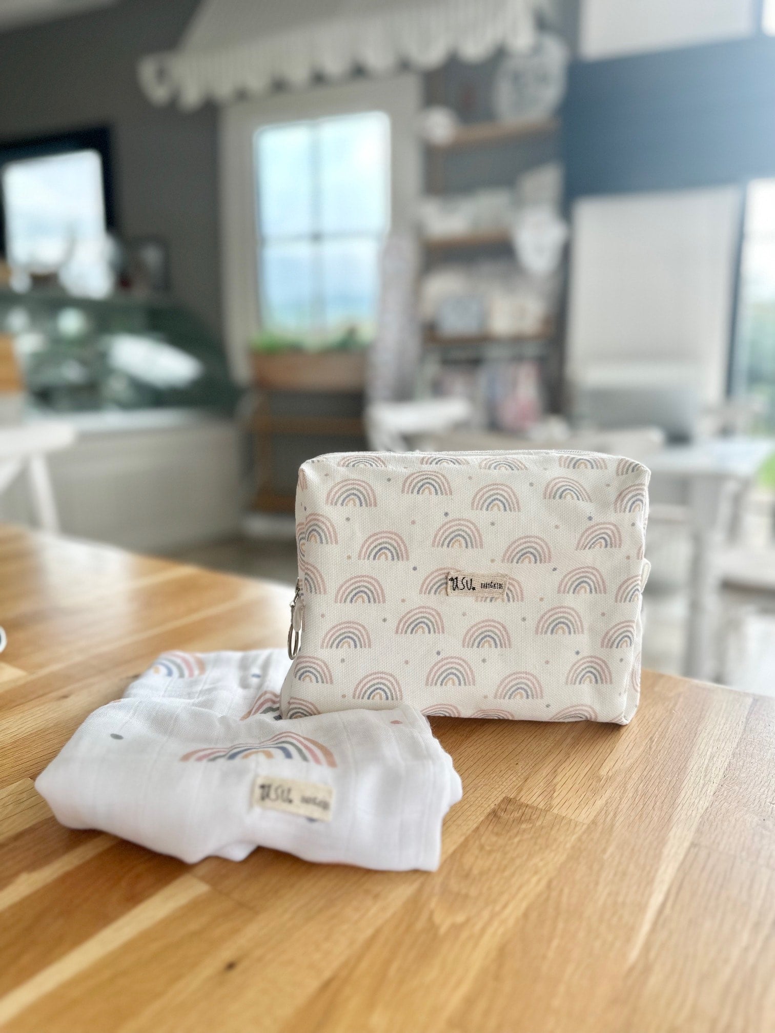 Asu Baby&Kids Pastel Rainbow Sıvı Geçirmez Çanta