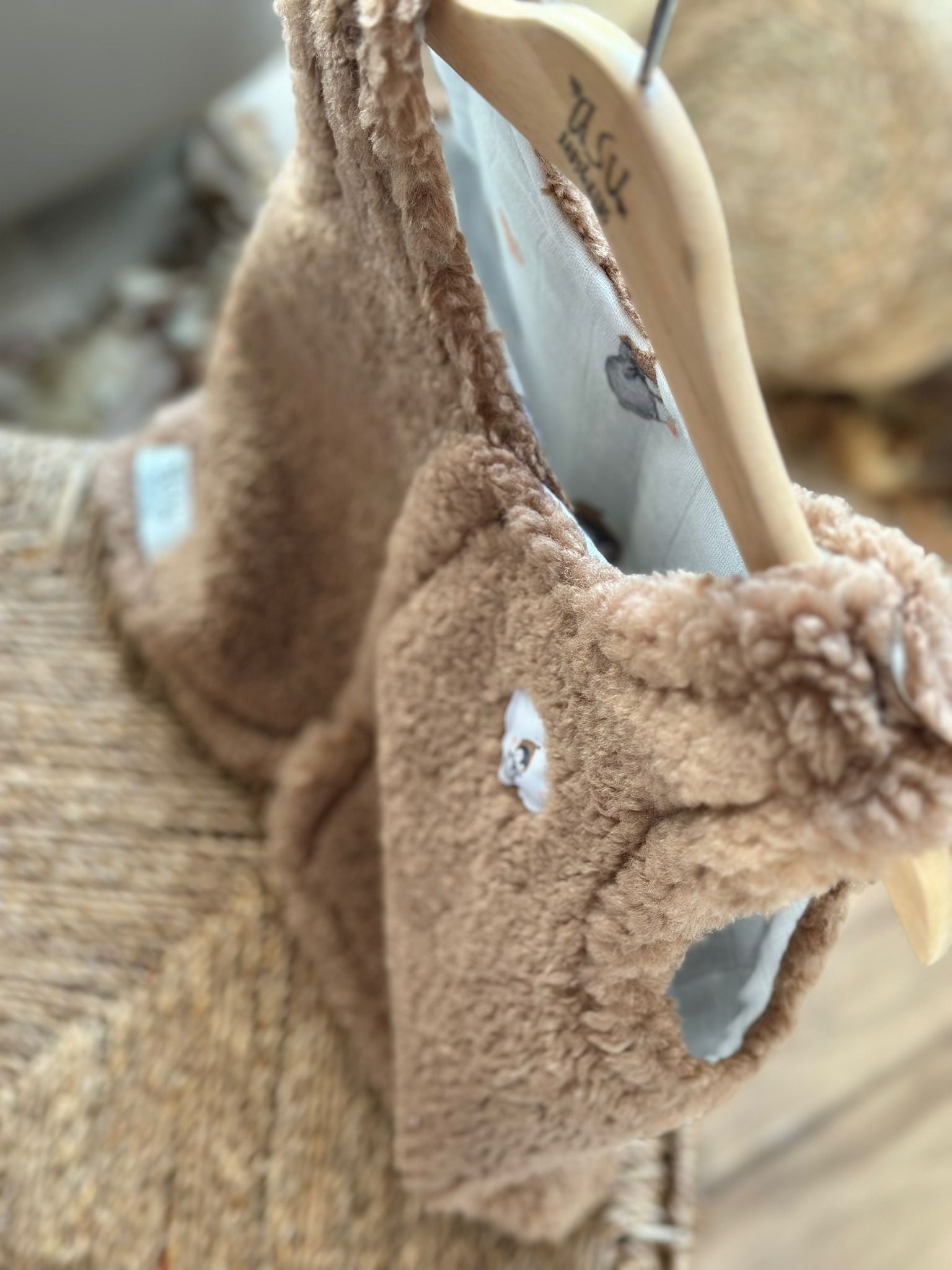 Asu Baby&Kids-Pengy Teddy Çift Taraflı Yelek-Yelek-4-Milagron.com
