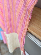  Pinky Peach Retro Müslin Panço