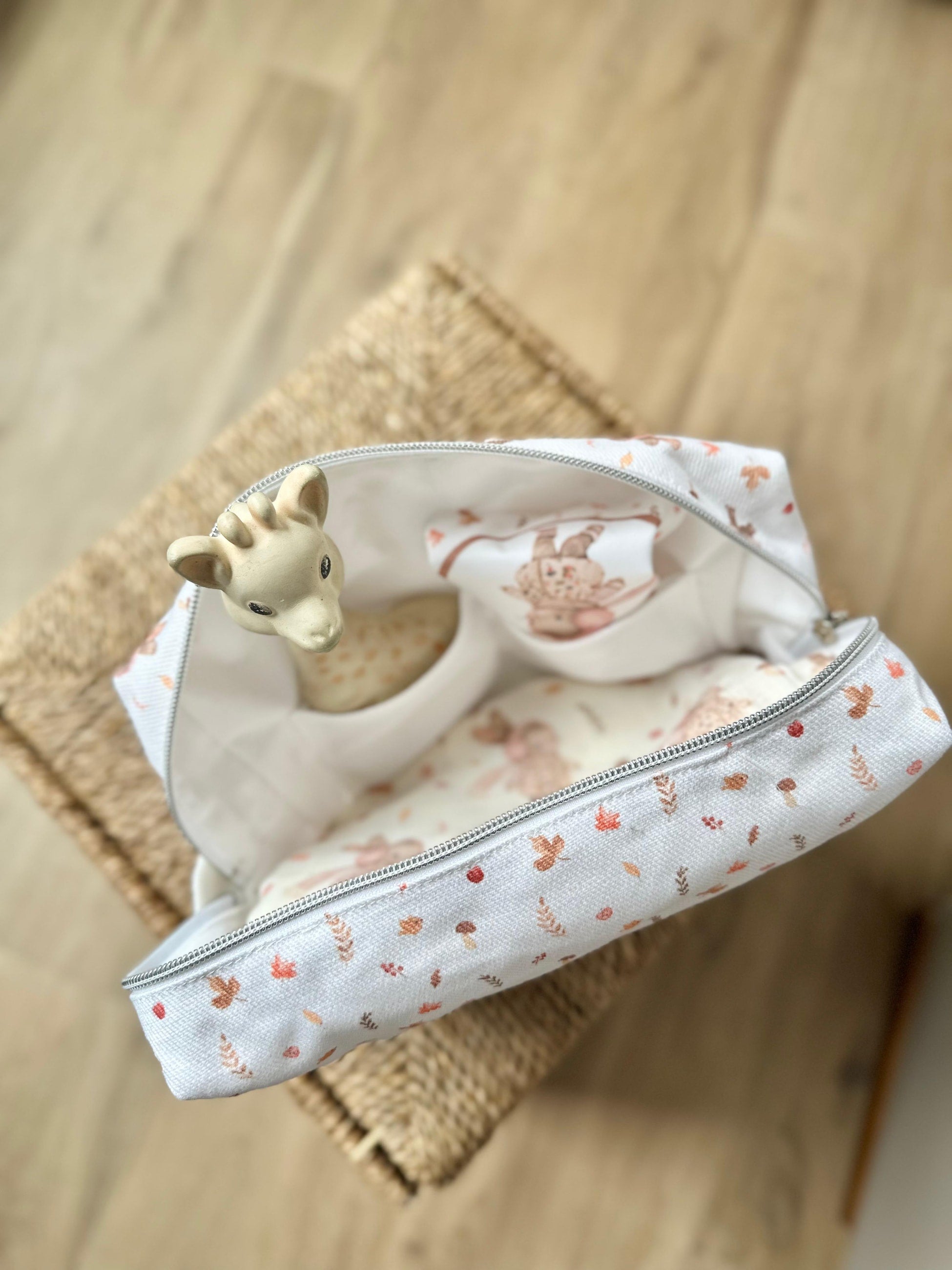 Asu Baby&Kids-Ponpony Sıvı Geçirmez Çanta-Bebek Bakım Çantası-2-Milagron.com