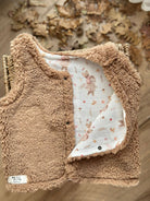 Asu Baby&Kids-Ponpony Teddy Çift Taraflı Yelek-Yelek-7-Milagron.com