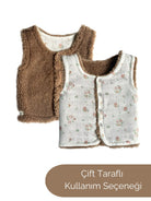  Romantic Teddy Çift Taraflı Yelek
