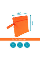 Atelier Bomonti-Mami Kids Wet&dry Su Geçirmez Islak Kuru Kirli Temiz Plaj Havuz Kreş Fonksiyonel Turuncu Çanta-Omuz Çantası-3-Milagron.com