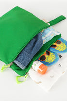 Atelier Bomonti-Mami Kids Wet&dry Su Geçirmez Islak Kuru Kirli Temiz Plaj Havuz Kreş Fonksiyonel Yeşil Çanta-Omuz Çantası-4-Milagron.com