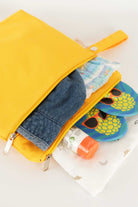 Atelier Bomonti-Mamikids Wet&dry Su Geçirmez Islak Kuru,kirli Temiz,plaj,havuz Kreş Fonksiyonel Sarı Çanta-Omuz Çantası-4-Milagron.com