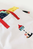 Atelier Bomonti-Marin Fener Desen Su Geçirmez Islak Kuru, Kirli Temiz,plaj Havuz Fonksiyonel Çanta-Omuz Çantası-4-Milagron.com