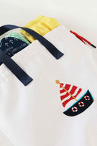 Atelier Bomonti-Marin Kayık Desen Su Geçirmez Islak Kuru, Kirli Temiz,plaj Havuz Fonksiyonel Çanta-Omuz Çantası-4-Milagron.com