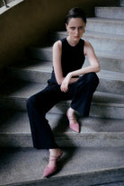 Altivasivri Burun Pembe Süet Stiletto - 3