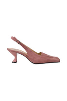 Cuadro Pembe Süet Topuklu Ayakkabı - 1