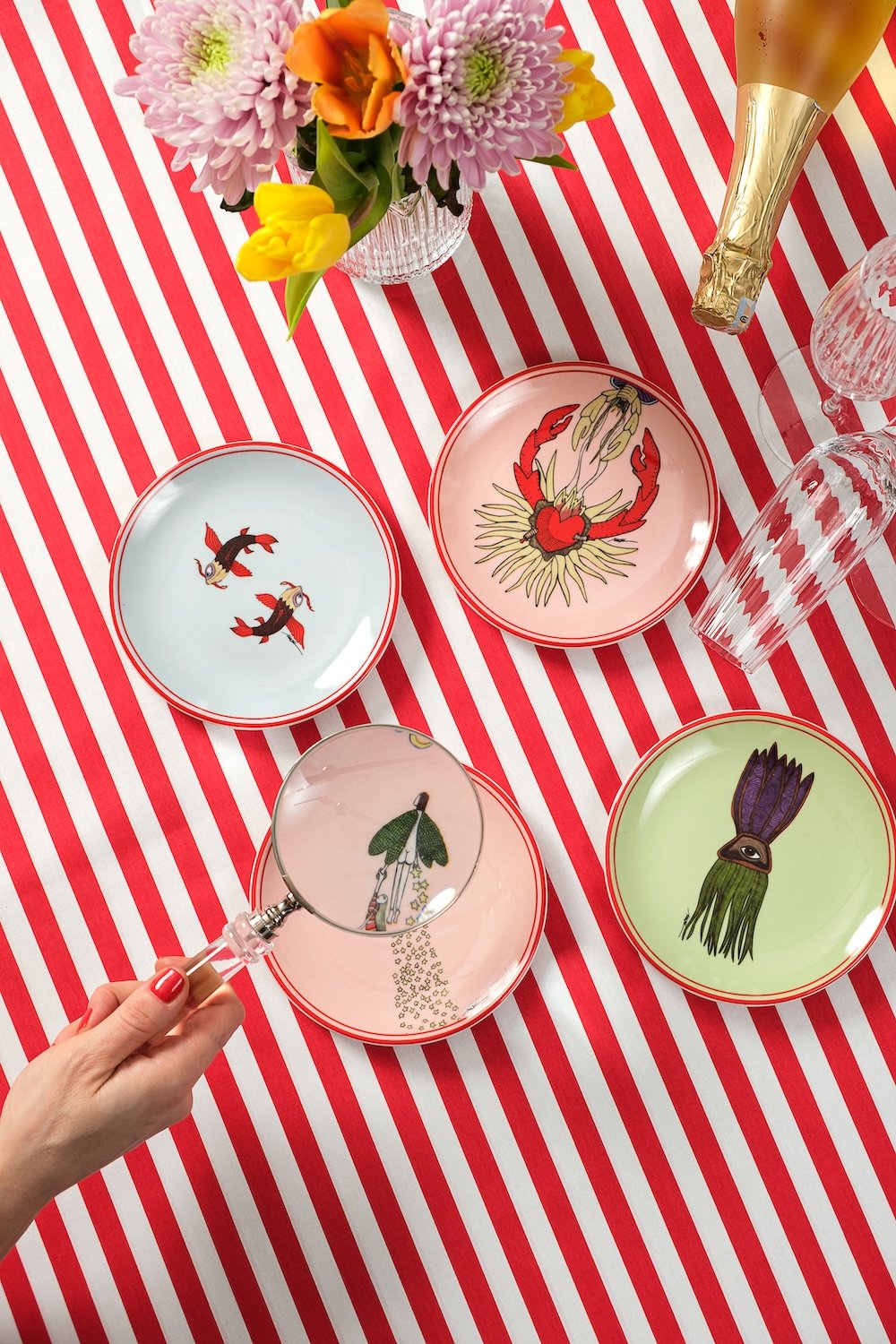 Atölye Sır-I Believe In Good Aperitif Tabağı Ahtapot-Tabak & Kase-2-Milagron.com