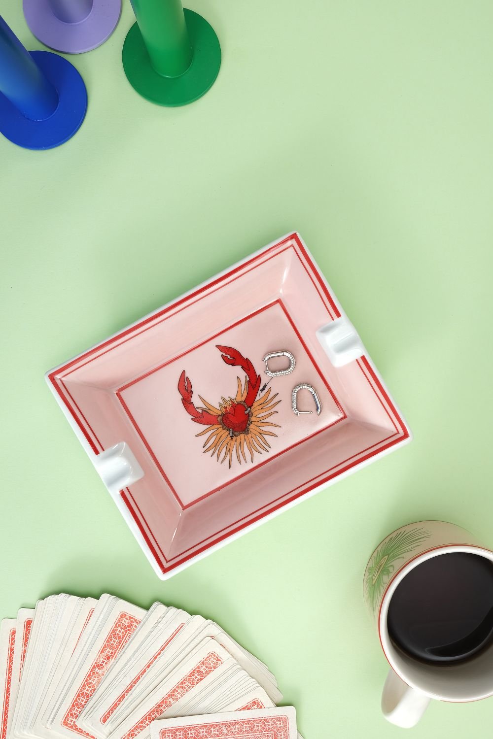 Atölye Sır-I Believe In Good Kül Tablası Yengeç-Küllük-2-Milagron.com