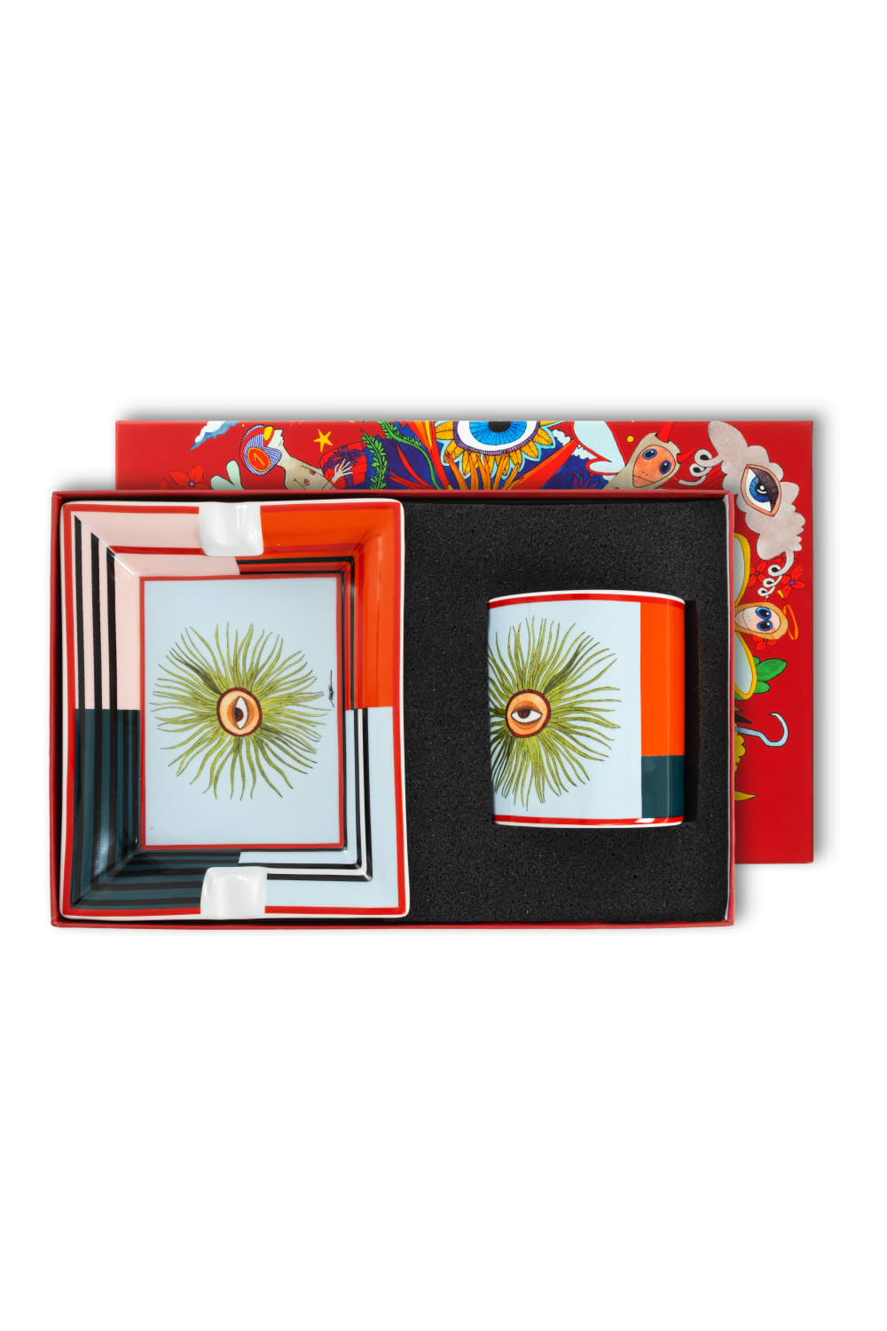 Atölye Sır-I Believe In Good Kültablası Ve Mum Seti-Küllük-1-Milagron.com