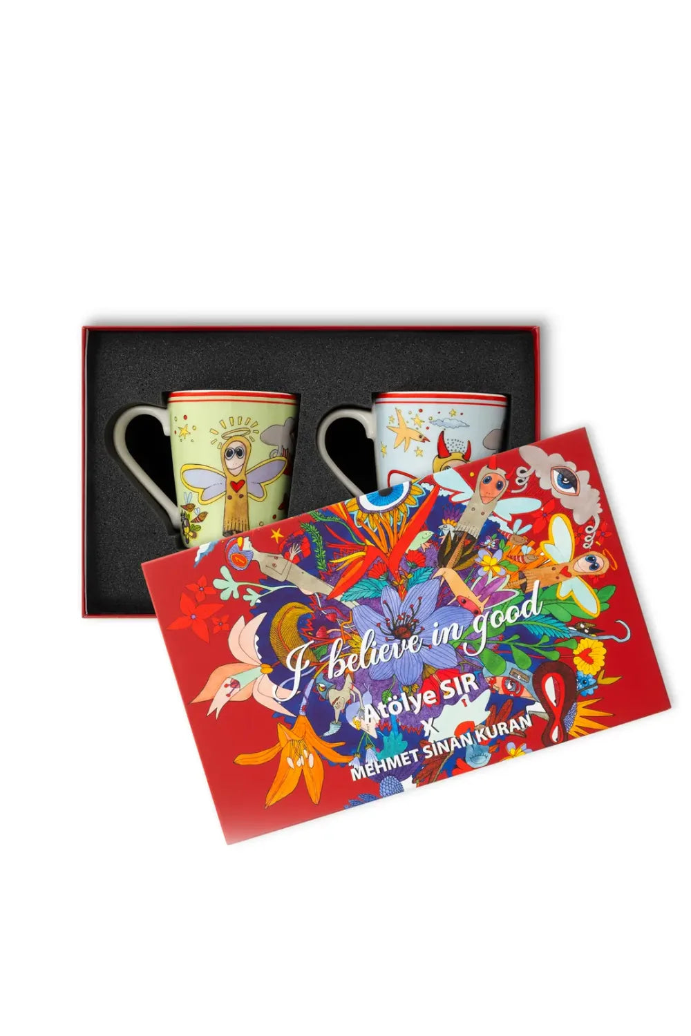 Atölye Sır-I Believe In Good Kupa Seti-Kupa Bardak-3-Milagron.com