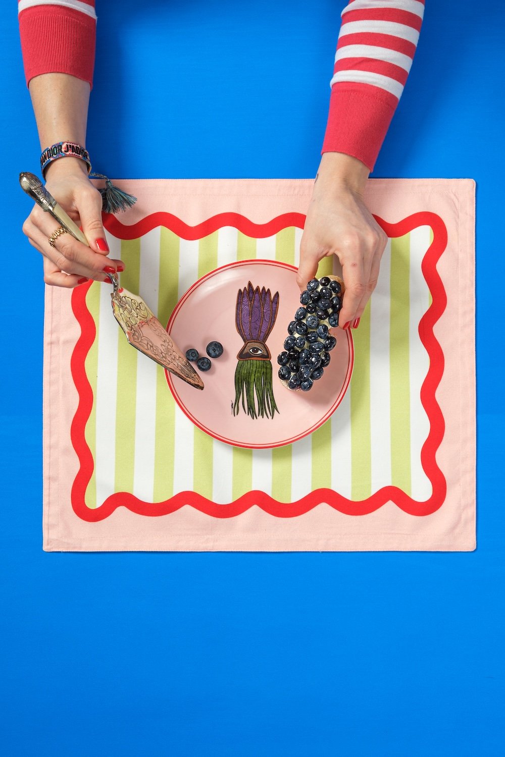 Atölye Sır-I Believe In Good Tatlı Tabağı Ahtapot-Tabak & Kase-2-Milagron.com