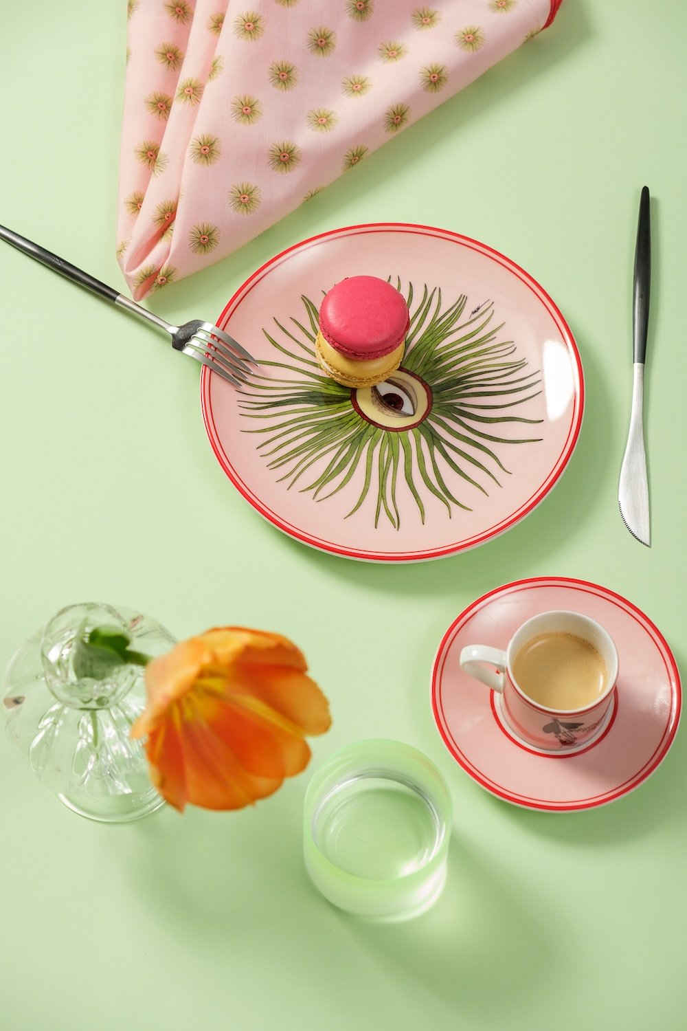 Atölye Sır-I Believe In Good Tatlı Tabağı Göz-Tabak & Kase-2-Milagron.com