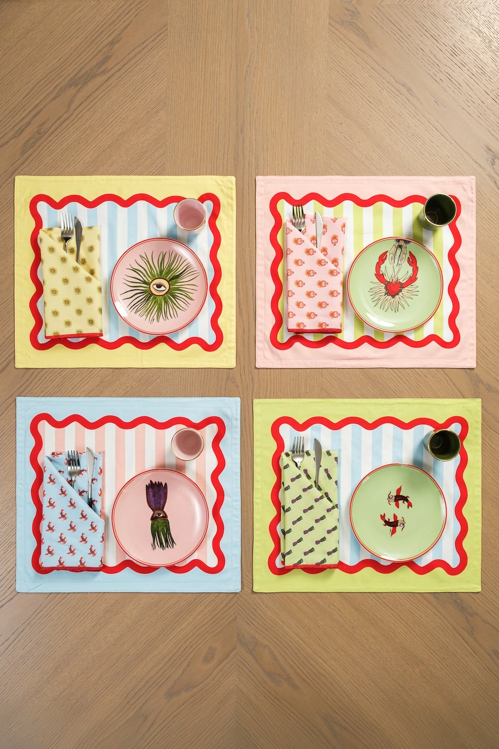 Atölye Sır-I Believe In Good Tatlı Tabağı Göz-Tabak & Kase-3-Milagron.com