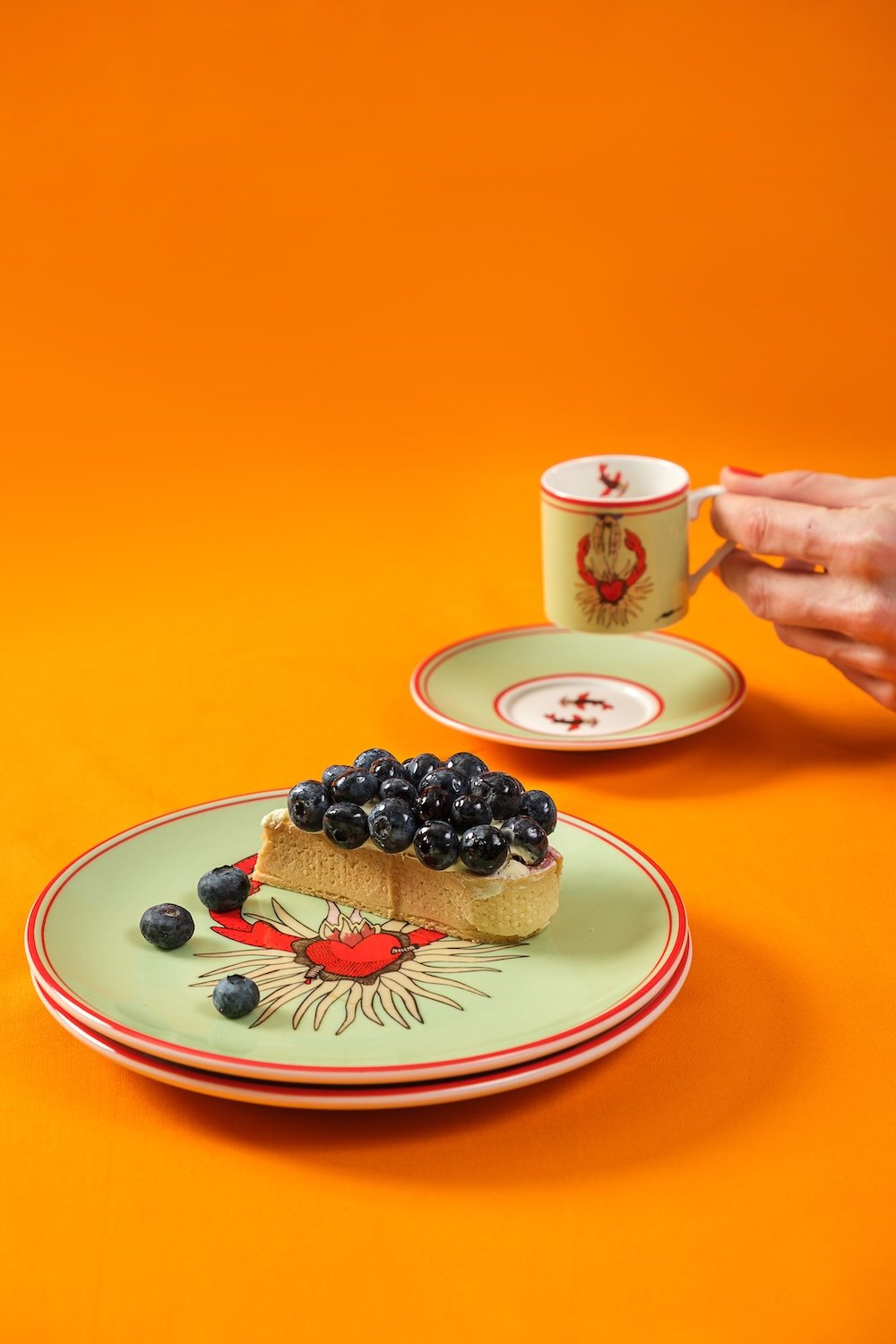 Atölye Sır-I Believe In Good Tatlı Tabağı Yengeç-Tabak & Kase-3-Milagron.com