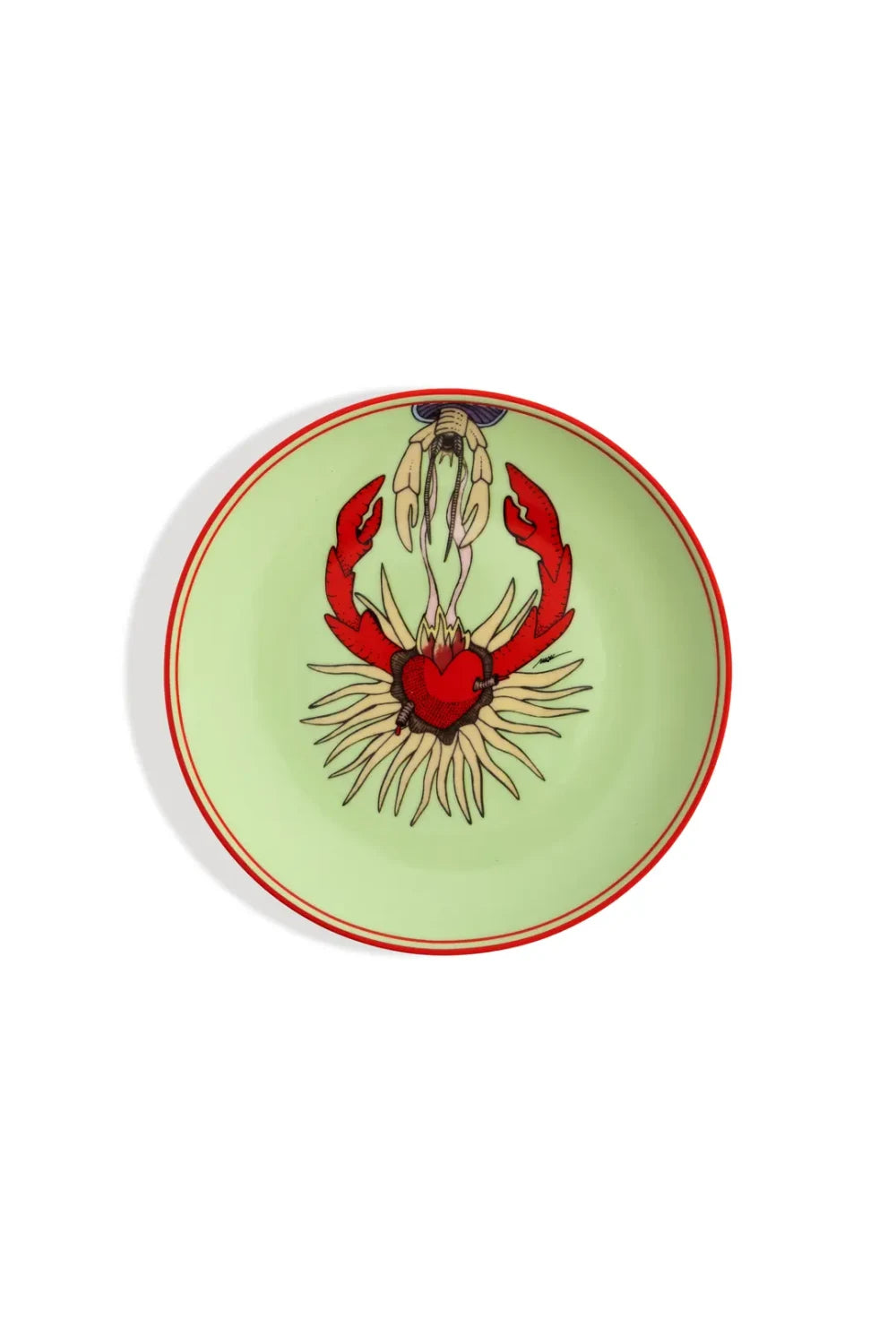 Atölye Sır-I Believe In Good Tatlı Tabağı Yengeç-Tabak & Kase-4-Milagron.com