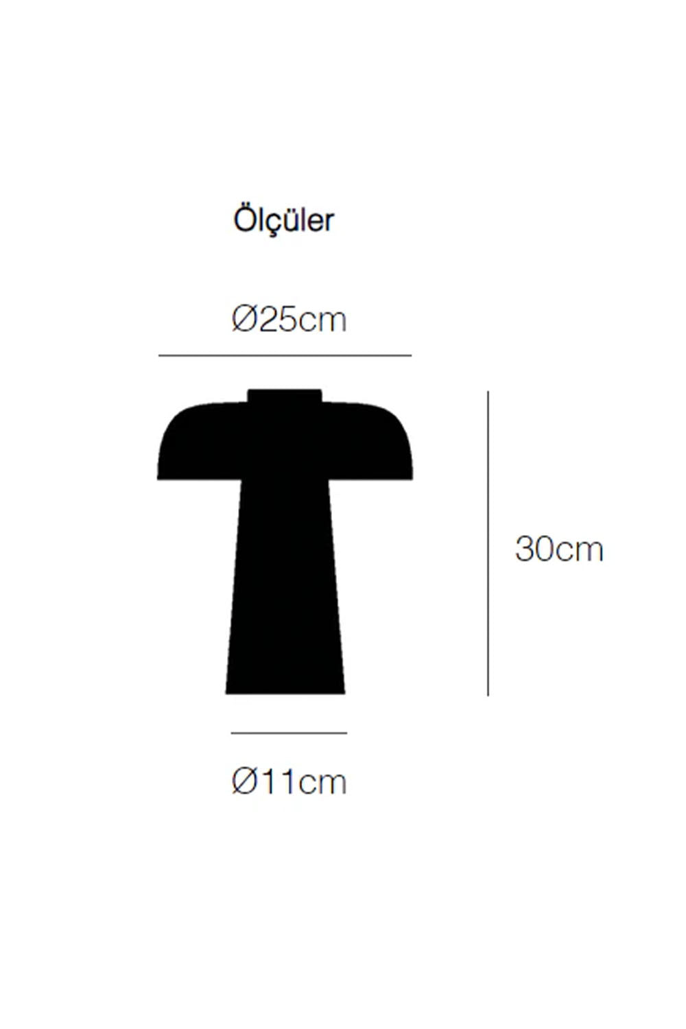 Atolye Store-Ahşap Mantar Masa Lambası Mat Beyaz-Masa Lambası-8-Milagron.com